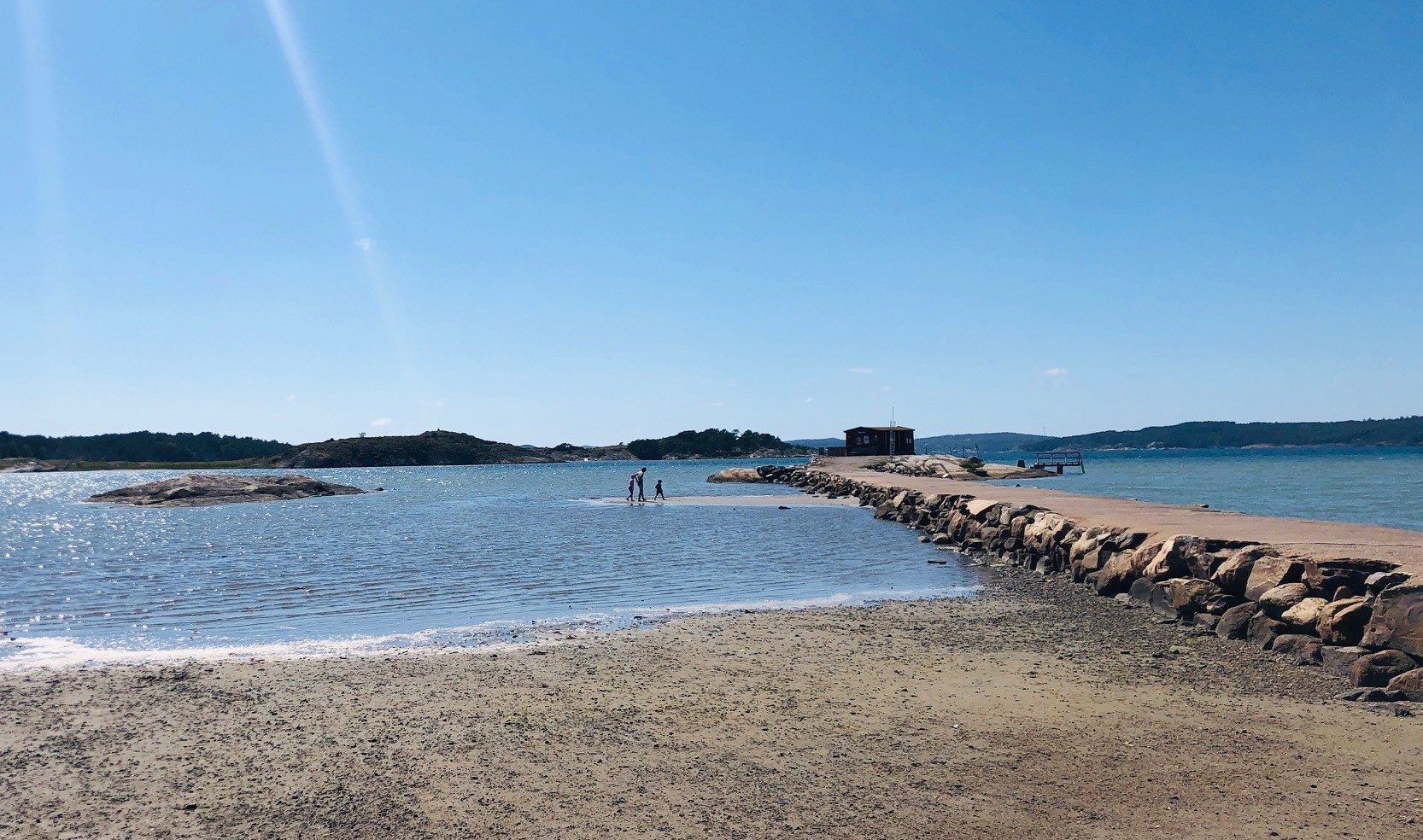 Källsnäs badplats, foto: Johan Lindgren